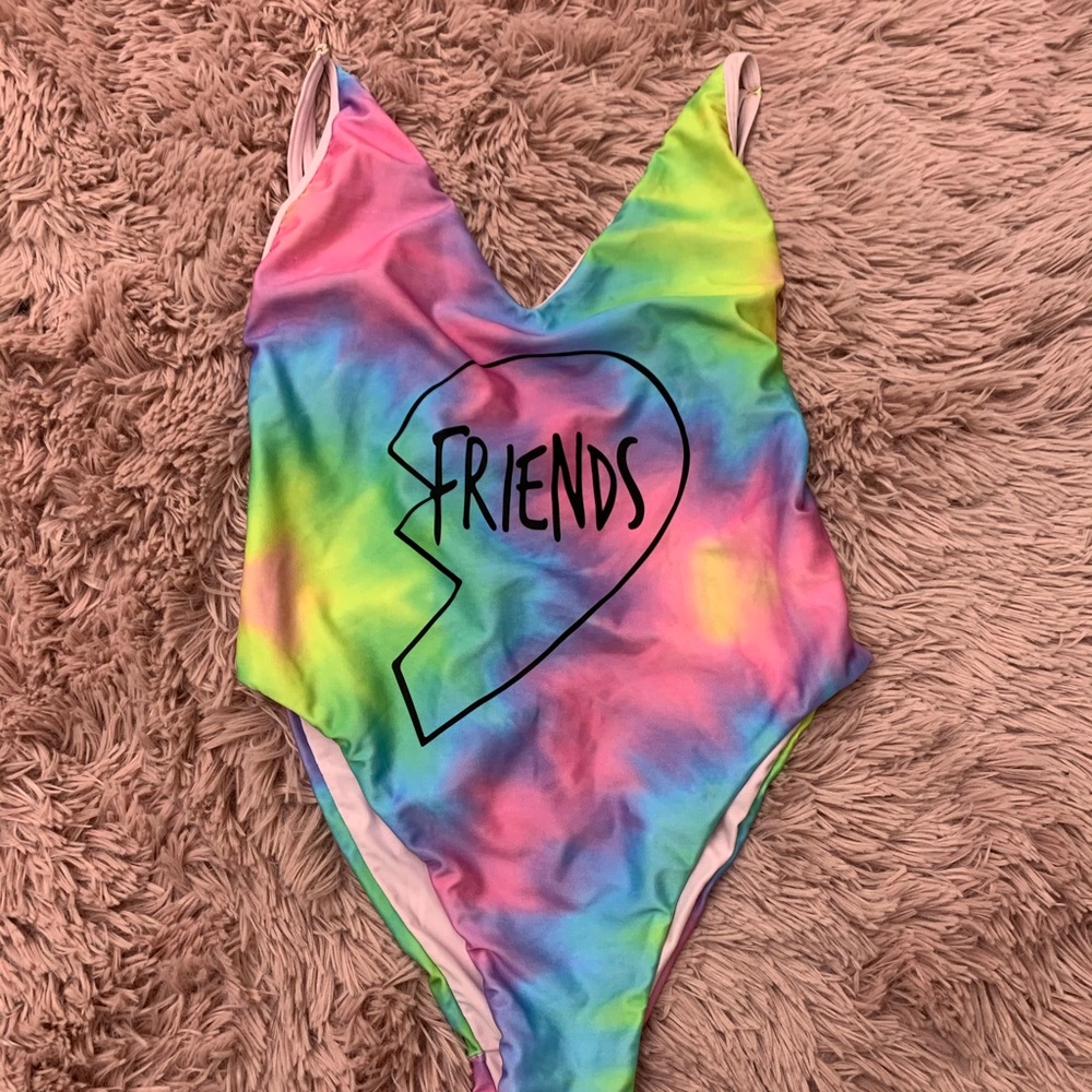 Solkissed “friends” one piece bikini